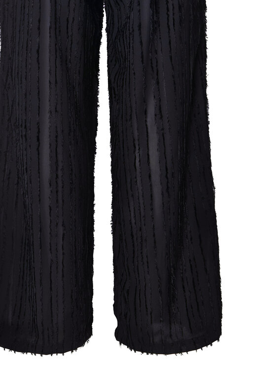 Pieces Pieces Hlače Tobine 17157928 Crna Regular Fit