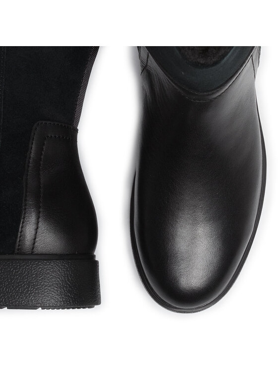 Clarks Clarks Škornji Un Elda Mid 261454884 Črna