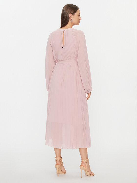 Dixie Dixie Коктейлна рокля A319Z029A Розов Regular Fit
