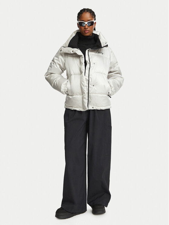 Roxy Roxy Зимова куртка ERJTJ03545 Срібний Regular Fit