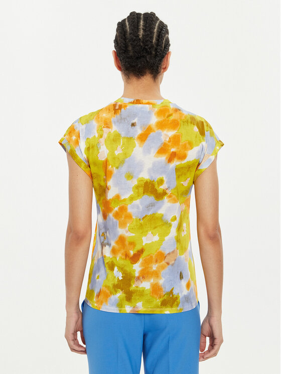 Marella Marella T-Shirt Zum 2413941022 Kolorowy Regular Fit