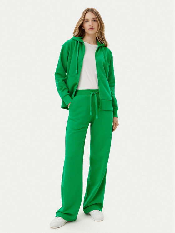 Silvian Heach Silvian Heach Donji dio trenerke Franke GPP25116PA Zelena Relaxed Fit