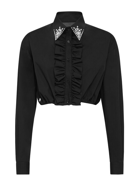 PHILIPP PLEIN PHILIPP PLEIN Koszula 2847 Czarny Fitted Fit