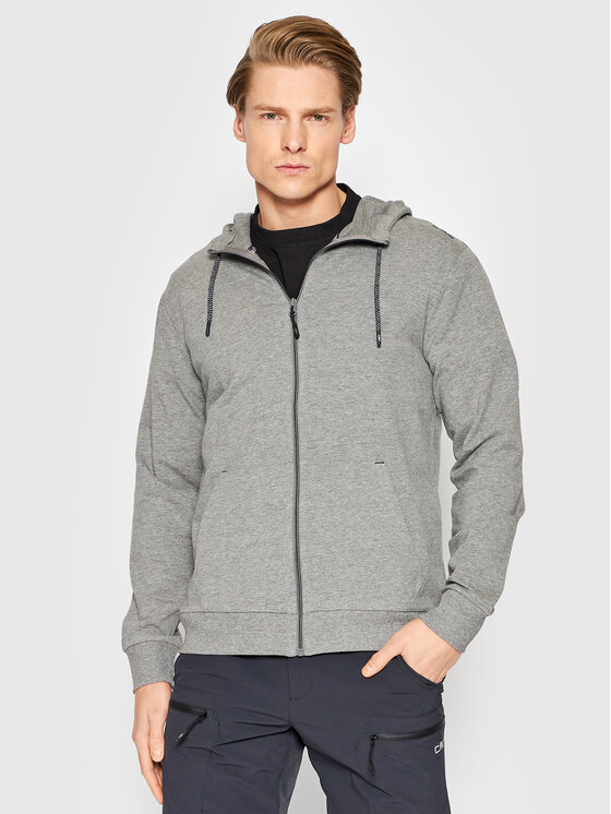 CMP Mikina 32D8077M Sivá Regular Fit