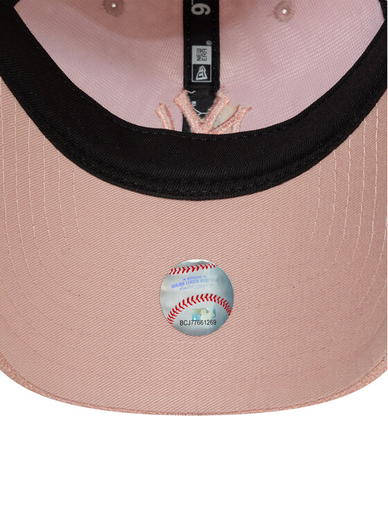 New Era New Era Czapka z daszkiem New York Yankees Towelling 9Twenty 60595347 Różowy