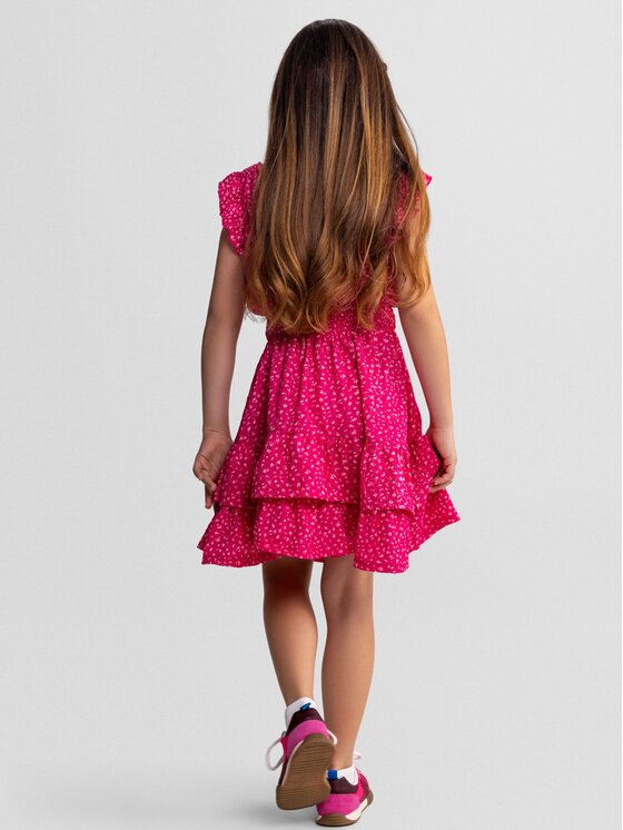 minoti minoti Sukienka codzienna 30DRESS169 Różowy Regular Fit