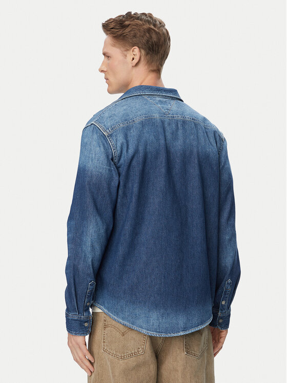 Tommy Jeans Tommy Jeans Džinsa krekls DM0DM23390 Zils Regular Fit