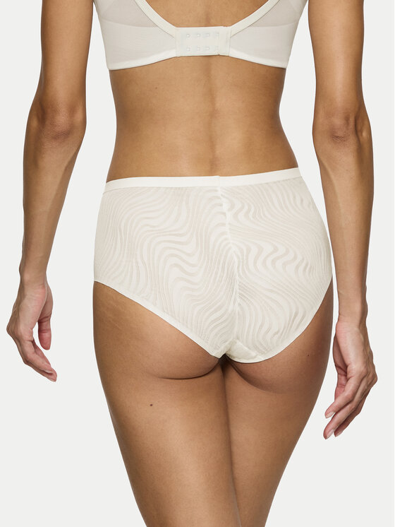 Triumph Triumph Klasické nohavičky s vysokým pásom Shape Smart Ellipse 10222289 Écru