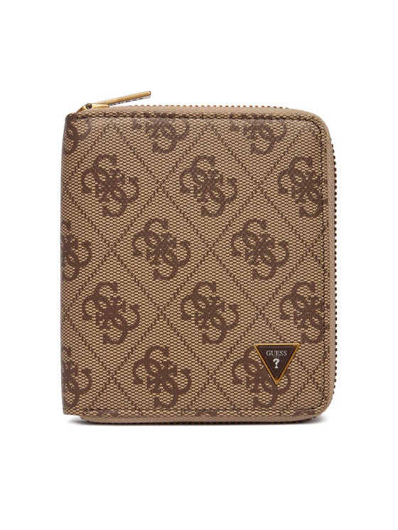 Guess Portofel SMMALO LEA02 Bej