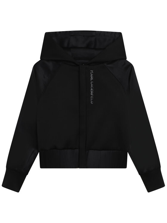 Karl Lagerfeld Kids Džemperis Z15409 S Juoda Regular Fit