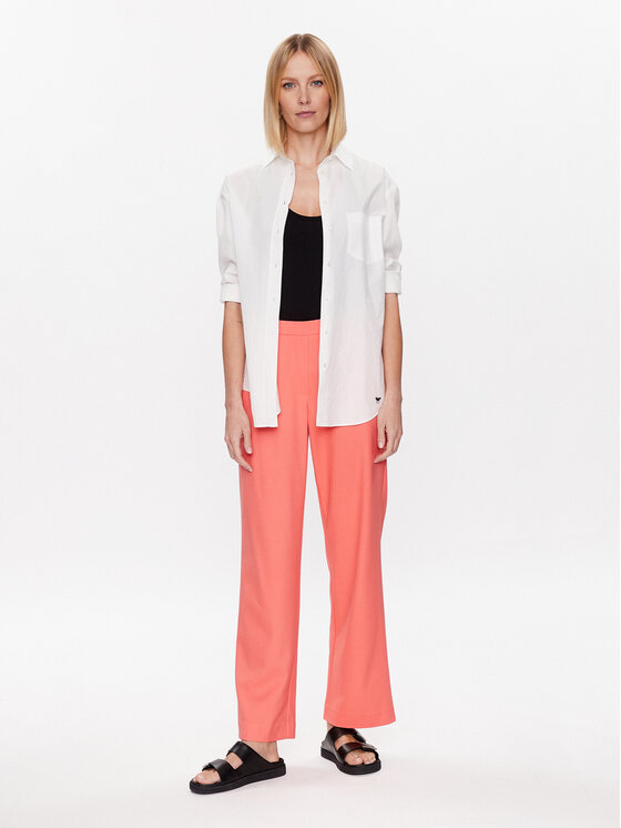 Moss Copenhagen Moss Copenhagen Текстилни панталони Fanilla 17264 Розов Regular Fit