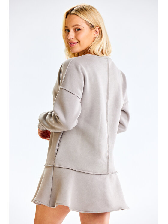 Infinite You Infinite You Úpletové šaty M330 Šedá Basic Fit