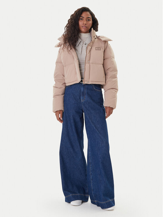 Tommy Jeans Tommy Jeans Pehelykabát Alaska DW0DW21624 Bézs Regular Fit