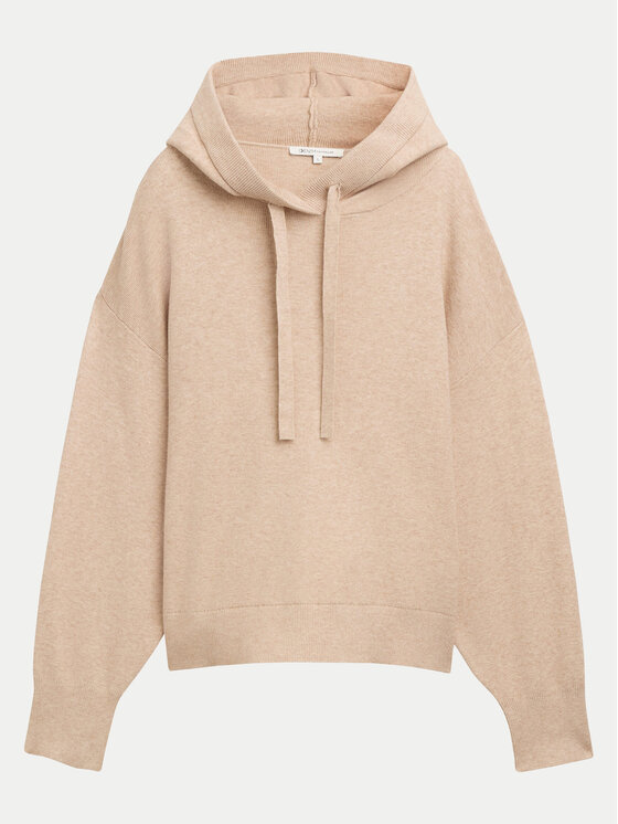 Tom Tailor Denim Tom Tailor Denim Pullover 1043338 Beige Relaxed Fit