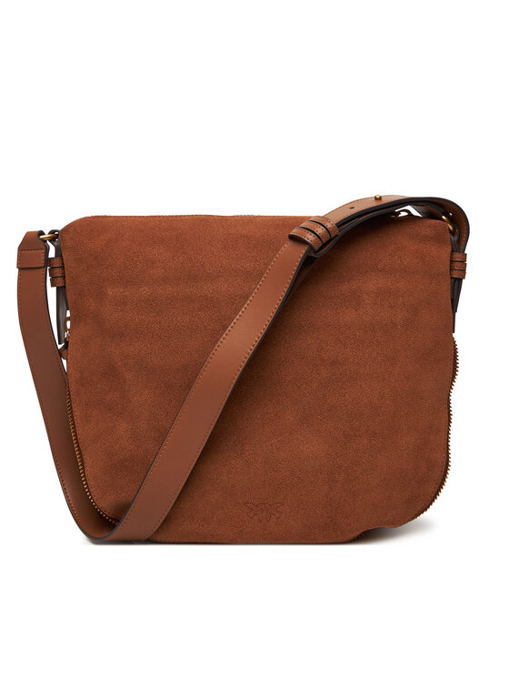 PINKO PINKO Kabelka Hobo Zip Around Classic Al 25-26 PLTT 105113 A2JH Hnědá