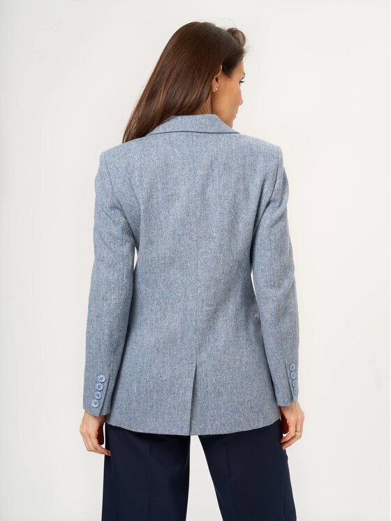 Willsoor Willsoor Marynarka 68264 Niebieski jasny Slim Fit