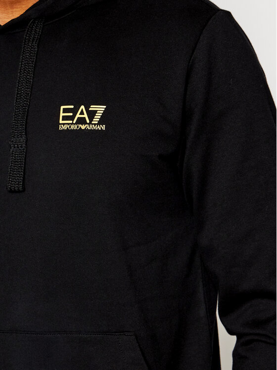 EA7 Emporio Armani EA7 Emporio Armani Mikina 8NPM04 PJ05Z 0208 Černá Regular Fit