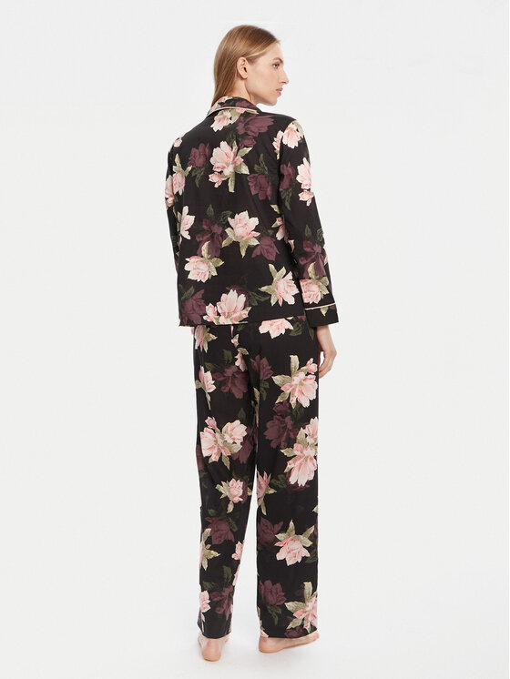 LAUREN RALPH LAUREN LAUREN RALPH LAUREN Pidžama ILN92438 Crna Regular Fit