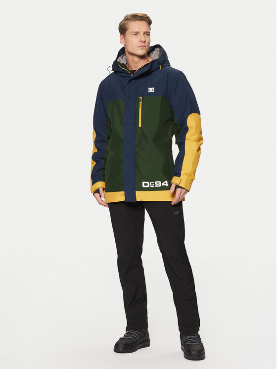 DC DC Μπουφάν για snowboard Defiant ADYTJ03084 Σκούρο μπλε Standard Fit