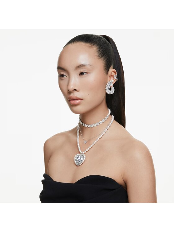 Swarovski Swarovski Naszyjnik Choker Capsule angelic Ariana Grande 5720861 Srebrny