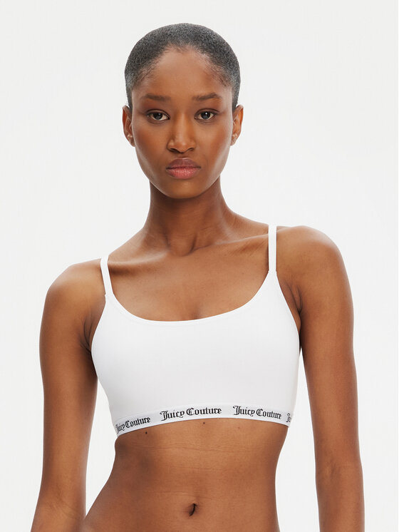 Juicy Couture Juicy Couture Sutien top Ren JCTBT125972 Alb