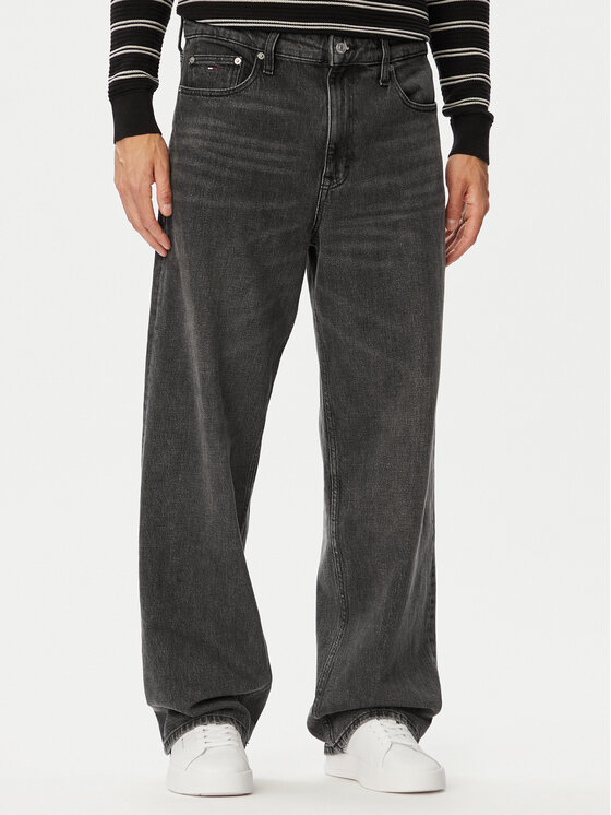 Tommy Jeans Blugi Jamie DM0DM233641 Gri închis Relaxed Fit