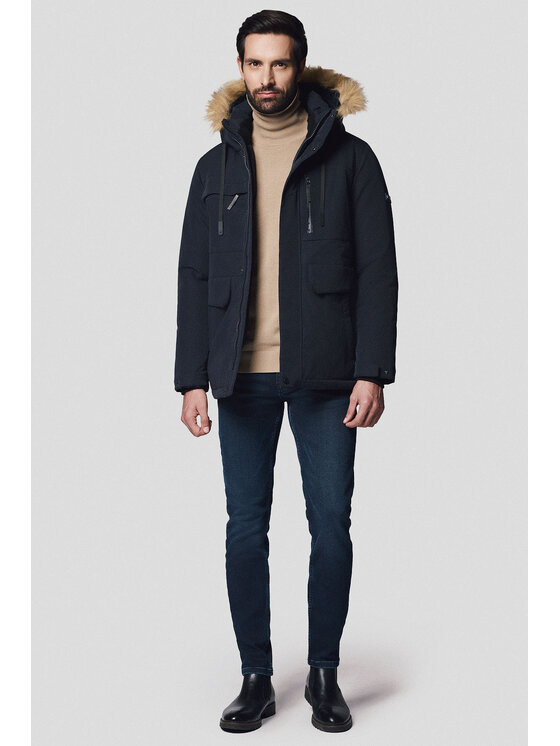 Lancerto Lancerto Kurtka zimowa Rothera KU073224000011 Granatowy Regular Fit