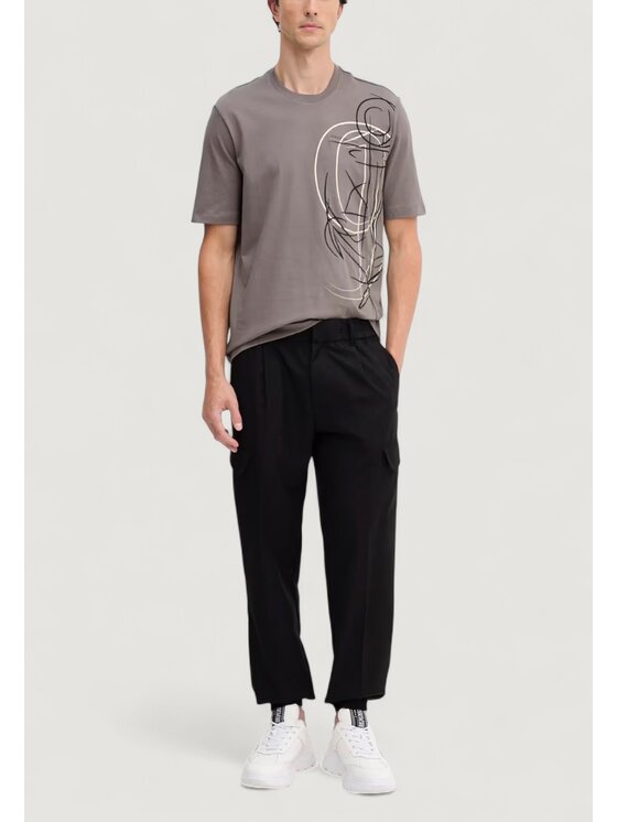 Armani Exchange Armani Exchange Chinosy XM001208 AF12041 Czarny Casual Fit