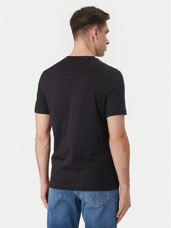 Tommy Hilfiger Tommy Hilfiger Tricou Brand Love Box MW0MW42366 Negru Regular Fit