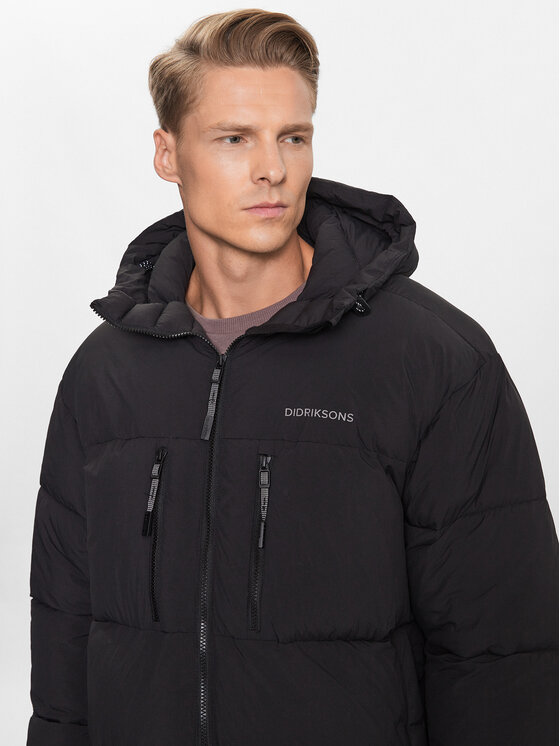 Didriksons Didriksons Μπουφάν χειμωνιάτικο Hilmer 504239 Μαύρο Loose Fit
