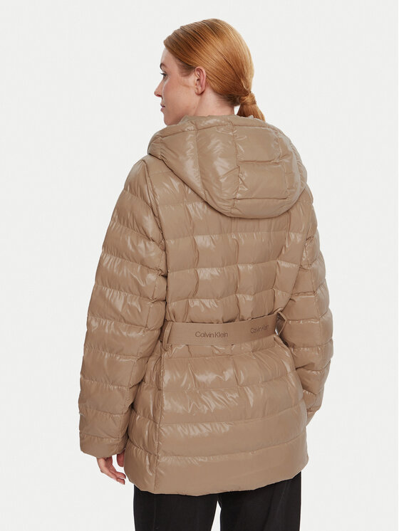 Calvin Klein Calvin Klein Kurtka zimowa LV044D542G Beżowy Regular Fit
