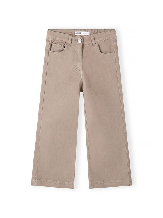 minoti minoti Spodnie materiałowe 32PANT155 Brązowy Wide Leg
