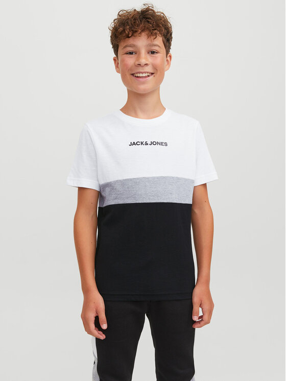 Jack&Jones Junior Tricou 12237430 Alb Regular Fit