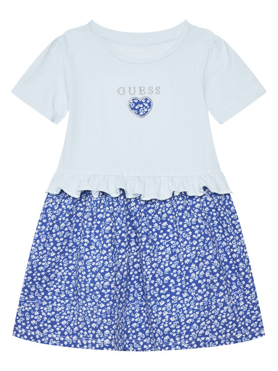 Guess Guess Vestito da giorno K6GK01 K6YW4 Blu Regular Fit