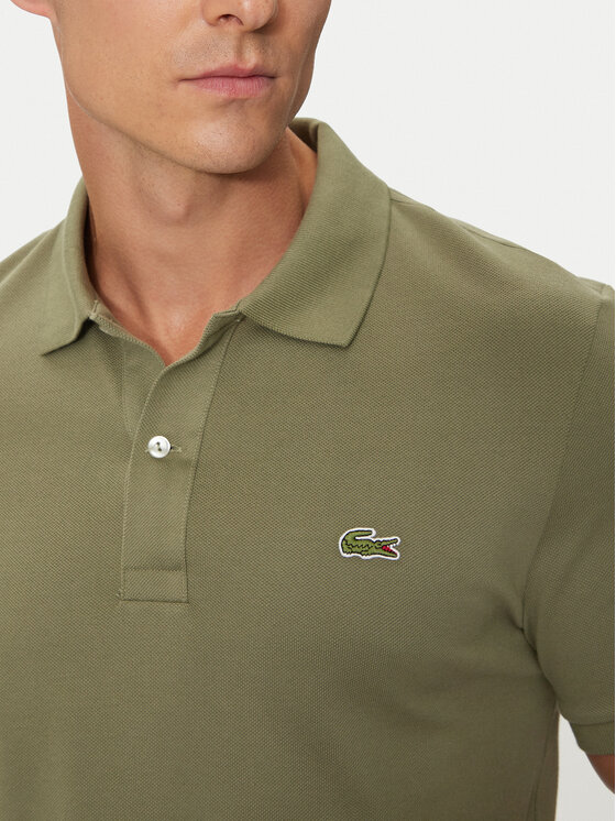Lacoste Lacoste Polo särk PH4012 Khakivärviline Slim Fit