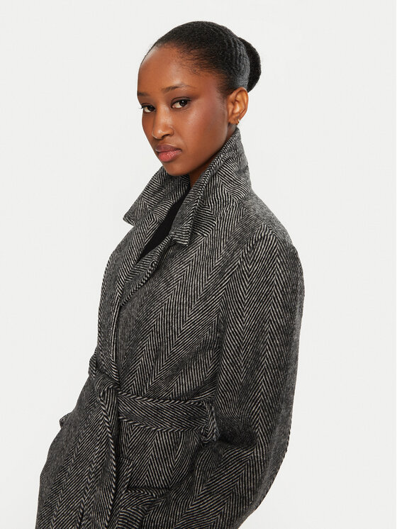 OUI OUI Átmeneti kabát 88952 Szürke Regular Fit