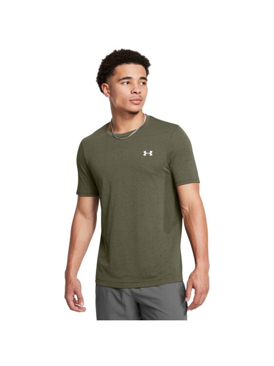 Under Armour Under Armour Koszulka techniczna 1382801 Khaki Slim Fit