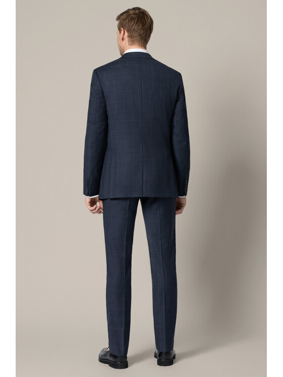 Lancerto Lancerto Garnitur Badalona GA073126000006 Granatowy Slim Fit