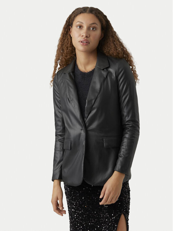 Vero Moda Vero Moda Švarkas Olympia 10274448 Juoda Loose Fit