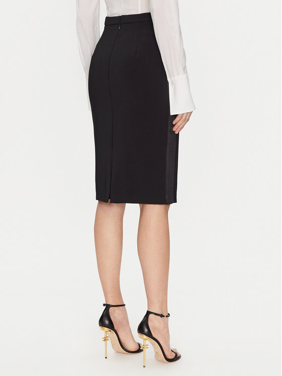 Elisabetta Franchi Elisabetta Franchi Pouzdrová sukně GO-099-51E2-V260 Černá Regular Fit