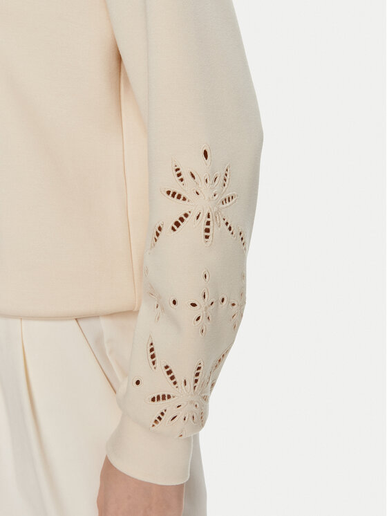Vila Vila Felpa Sif 14099158 Beige Regular Fit