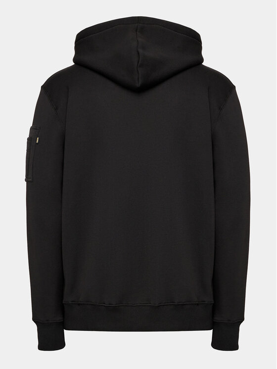 Alpha Industries Alpha Industries Mikina Label 118331 Černá Regular Fit