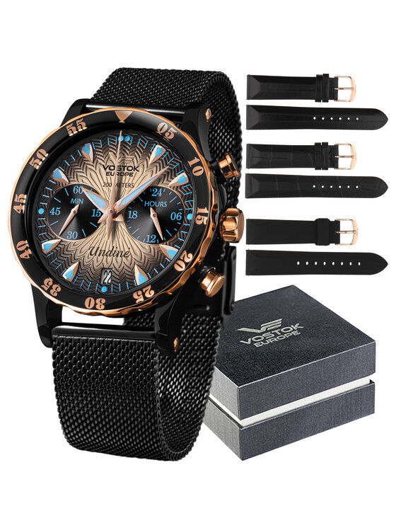 Vostok Europe Vostok Europe Zegarek VK64-515E627B1 Czarny
