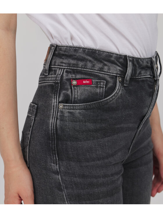 Lee Cooper Lee Cooper Jeansy BECCA Szary Flared Leg