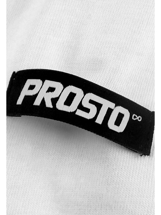 PROSTO. PROSTO. T-Shirt Harvard Biały Oversize