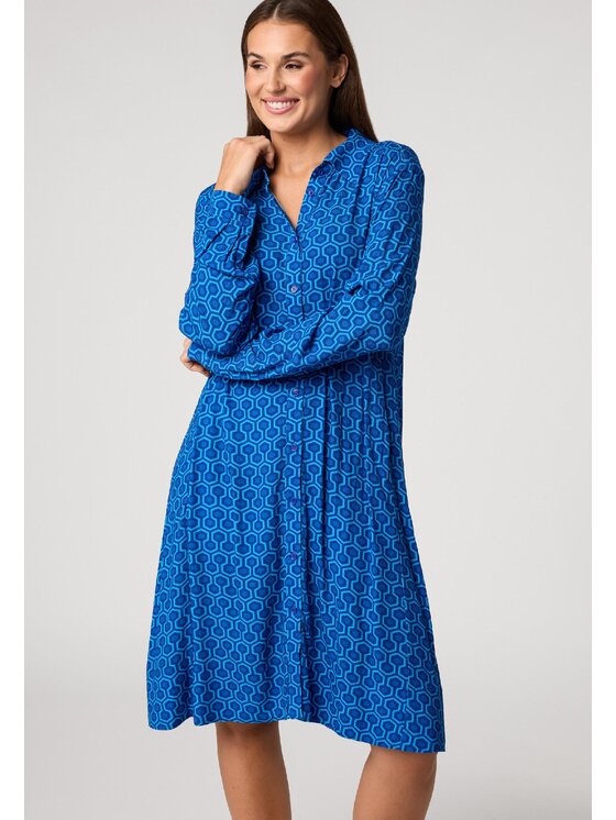 QUIOSQUE QUIOSQUE Každodenní šaty Quiosque 4VS006926 Modrá Regular Fit