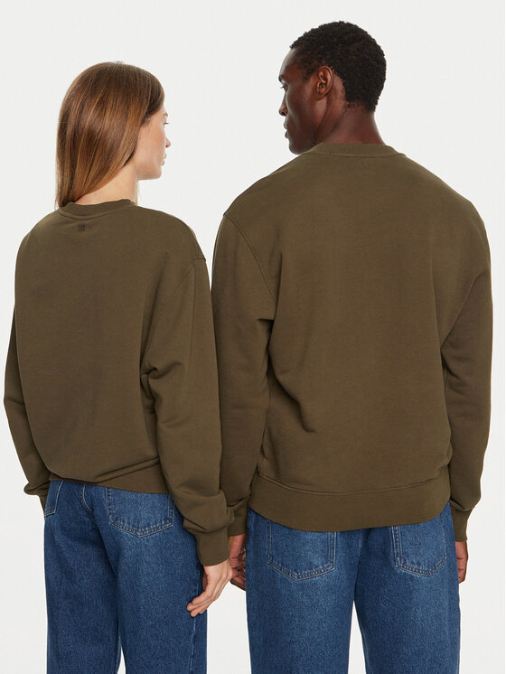 AMI Paris AMI Paris Pluus USW035730 Pruun Regular Fit