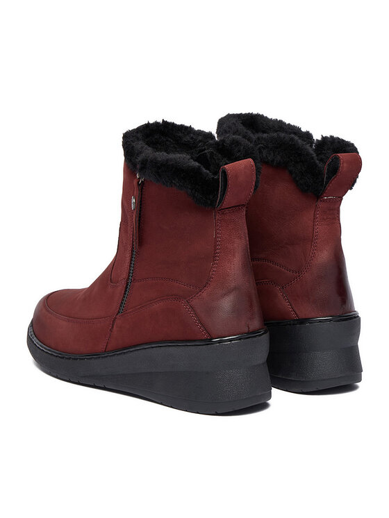 Go Soft Go Soft Stiefeletten CEO-WI23-NUREN-01 Dunkelrot