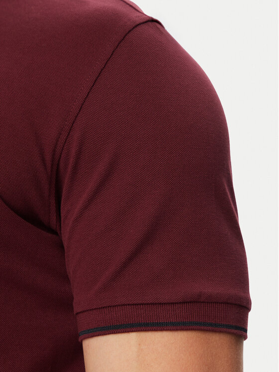 Beverly Hills Polo Club Beverly Hills Polo Club Polo majica P-SS26M-P42561 Bordo rdeča Regular Fit