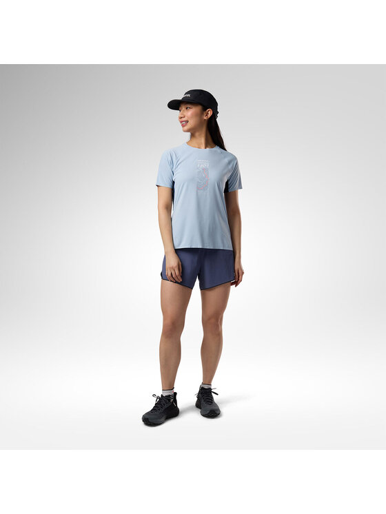 Rossignol Rossignol Szorty sportowe W Sapa 2In1 Short 5' Niebieski Relaxed Fit